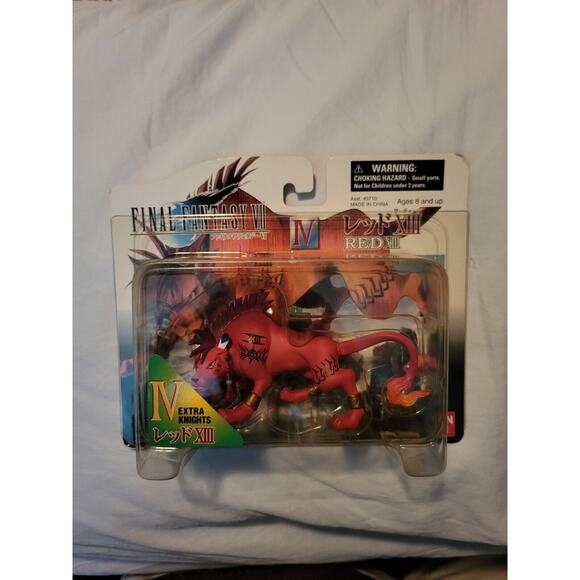 Bandai Other - Final Fantasy VII 7 : Red XIII Beast Extra Knights Figure Bandai 1998 New Sealed